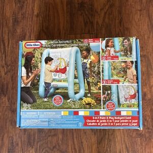 Little Tikes 3-in-1 Paint & Play Backyard Easel Inflatable Outdoor Art NEW
